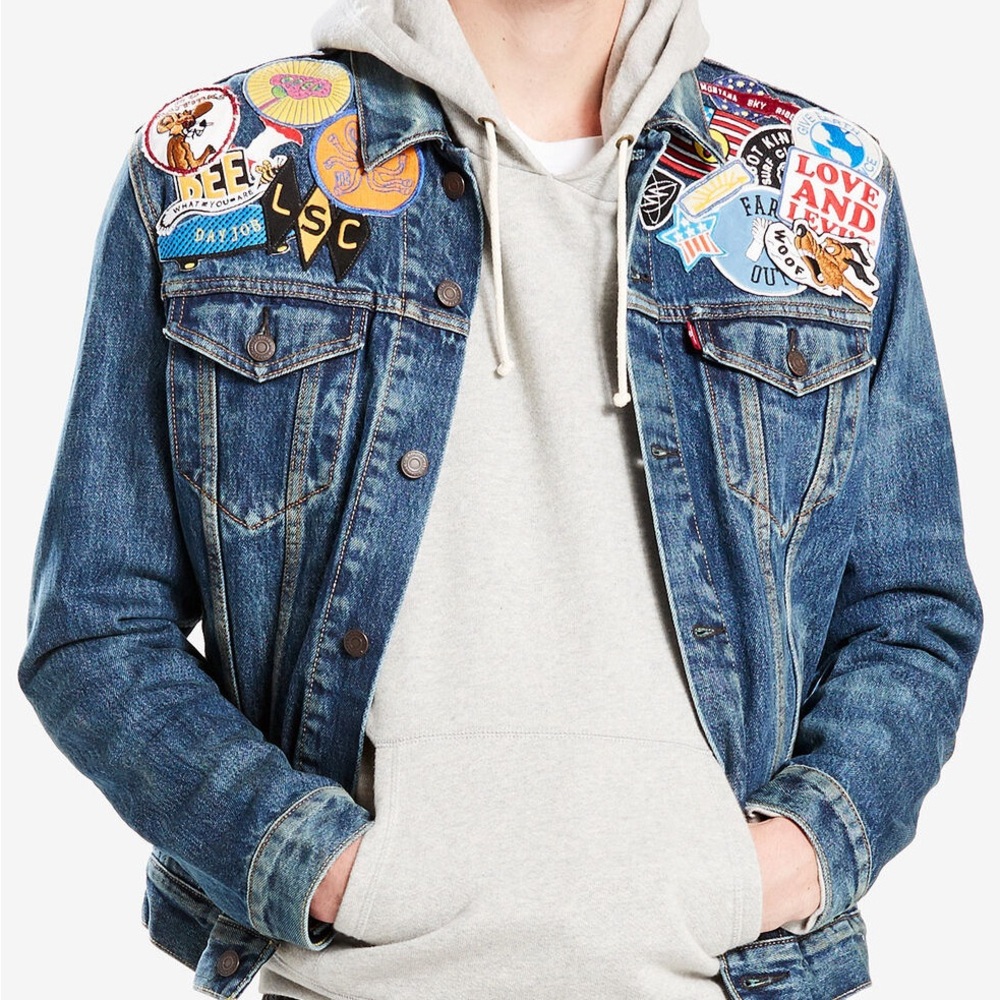 Levi’s Patched Denim Trucker Jacket